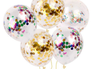 Image of glitter helium balloon