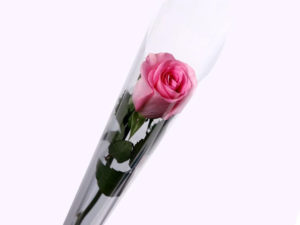 Image of pink plastic rose