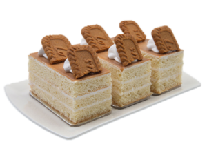 Buy online the best lotus slice cakes in Oman from Modern Oman Bakery