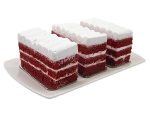 Grab now the best red velvet cake slices in Oman from Modern Oman Bakery