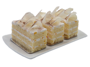 Buy online the best white forest cake slices in Oman from MOB