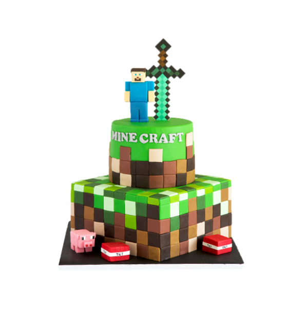 Mine Craft Cake