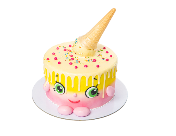 Shopkins Ice Cream Cone Cake