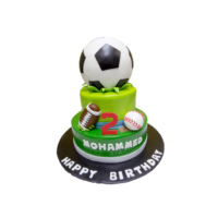 Football cake in Oman from MOB