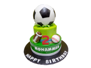 Football cake in Oman from MOB