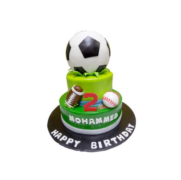 Football cake in Oman from MOB